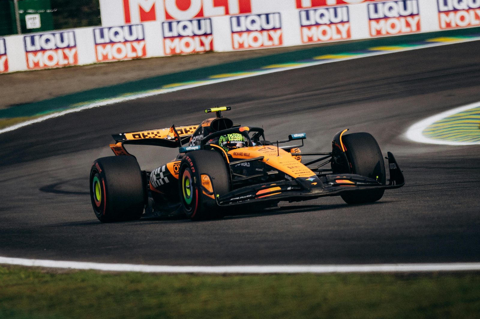 McLaren Formula 1 car on track